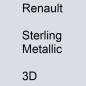 Preview: Renault, Sterling Metallic, 3D.